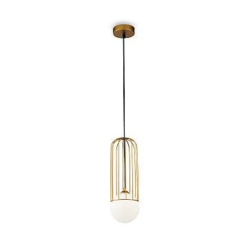 Sospensione Contemporanea Telford Piccola Metallo Oro 1 Luce