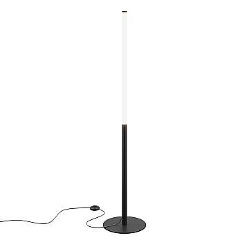 Piantana Da Terra Moderna Ray 1 Led Integrato 18W Metallo Nero Ip20