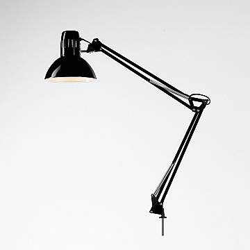 Lampada Da Scrivania Moderna Arc Metallo Nero 1 Luce E27