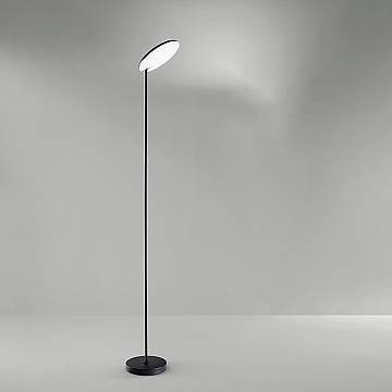 Piantana Moderna Ophelia Metallo Nero Acrilico Led 24W 3000K