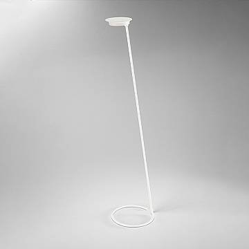 Lampade Terra Esterno Moderna Konda Metallo Bianco Led 1,5W 3000K