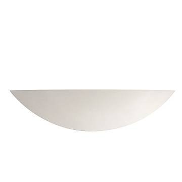 Applique Contemporanea Malta Porcellana - Ceramica Bianco 1 Luce E27