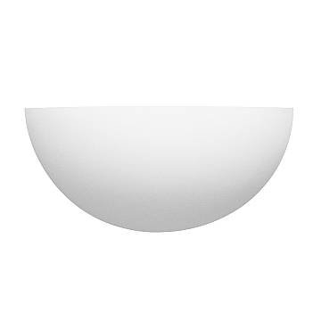 Applique Contemporanea Bombay Porcellana - Ceramica Bianco 1 Luce E27