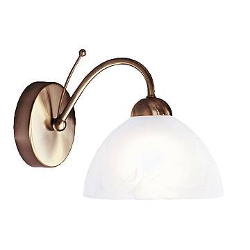 Applique Contemporanea Milanese Acciaio Adjustable Vetro 1 Luce E14