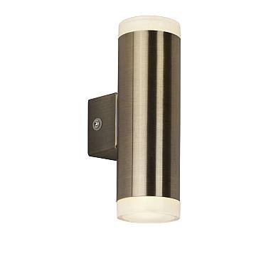 Applique Contemporanea Metro Policarbonato Ottone Trasparente Led 4W 3000K