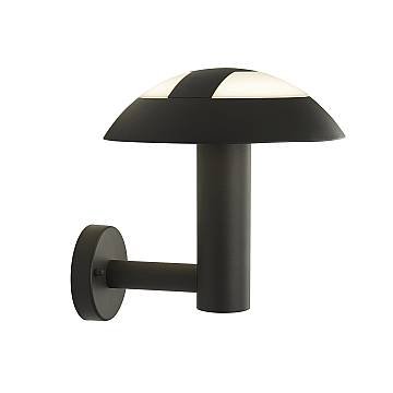 Applique Esterno Moderna Mushroom Alluminio Grigio Policarbonato Led 15,3W 4000K