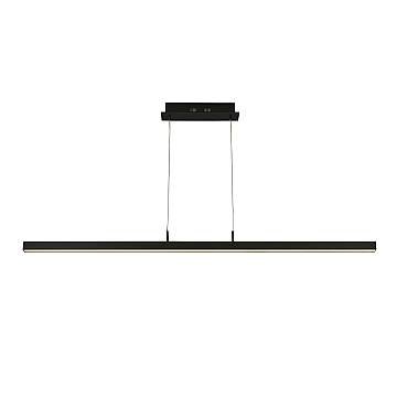 Lampadario Moderno Tribeca Acciaio Bianco Policarbonato Nero Led 17W Cct