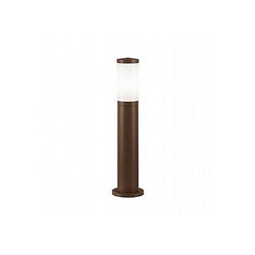 Palo Basso Moderno Panama Alluminio Ruggine-Corten 1 Luce E27 300Cm