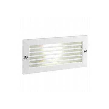 Segnapasso Esterno Incasso Chiuso Escape Alluminio E Vetro Bianco Led 10W 3000K