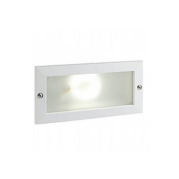 Segnapasso Esterno Incasso Aperto Escape Alluminio E Vetro Bianco Led 10W 3000K