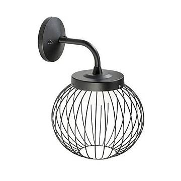 Applique Esterno Contemporanea Cage Metallo Grafite E Termplastico 20W Led 3000K