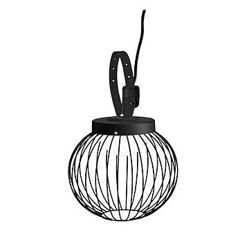 Lampada Portatile Contemporanea Cage Metallo Grafite Termplastico 20W Led 3000K