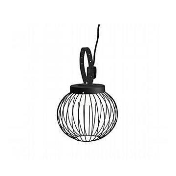 Lampada portatile Moderna Cage Alluminio E Termoplastica Nero Led 20W 4000K