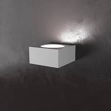 Applique Moderna Eccentric Metallo Grigio 1 Luce Gx53 Monoemissione