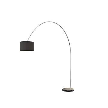 Piantana Contemporanea Turning Marmo Etessuto Nero 1 Luce E27