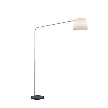 Piantana Contemporanea Corner Marmo Basso Nero Diffusore Bianco 1 Luce E27