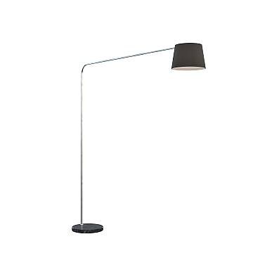 Piantana Contemporanea Corner Marmo Basso Nero Diffusore Nero 1 Luce E27