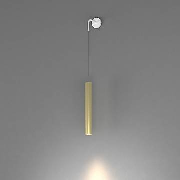 Applique Industrial-Minimal Xeana Metallo Bianco Ottone 1 Luce Gu10