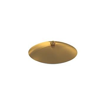 Rosone Multiforo Metallo Ottone Satinato 7 Uscite