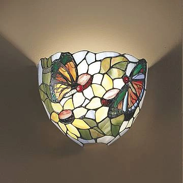 Applique Tiffany Vetro Multicolor Fantasia 1 Luce E27